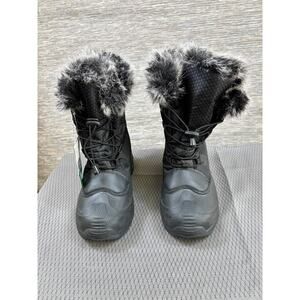 Itasca Women's Vixen Thinsulate Faux Shearling Snow Boot, Black Size 8 (8030095)